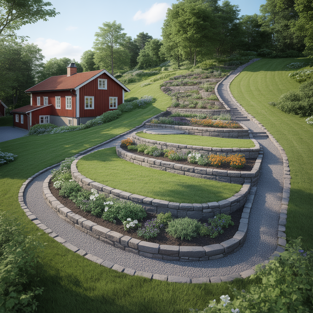 11.Hur paverkar markens lutning valet av tradgardsdesign