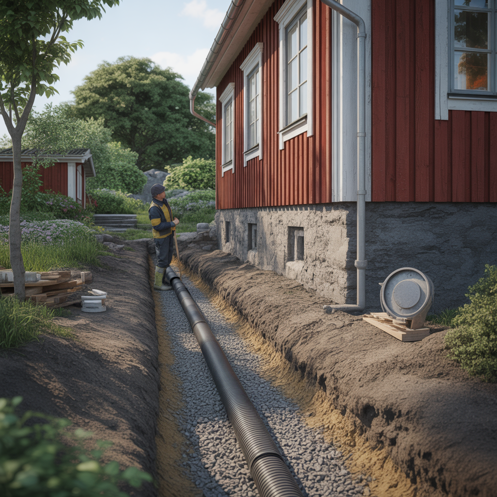 3.Vad kostar det att lagga om draneringen pa en aldre fastighet